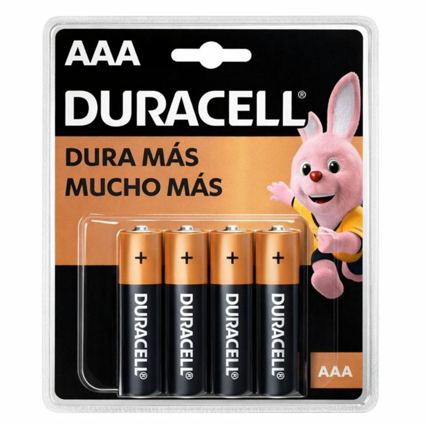 Pack de 4 Pilas Duracell AAA Blister Long Life