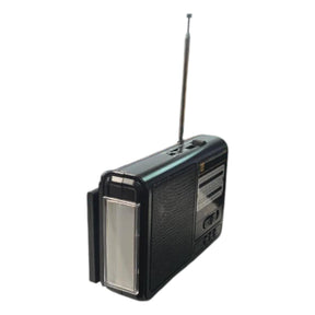 Radio Solar Recargable Multibanda AM/FM/ SW/MP3/SD/ Linterna