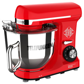Batidora de Mesa Planetaria Telefunken 1100W 5.7L Vintage