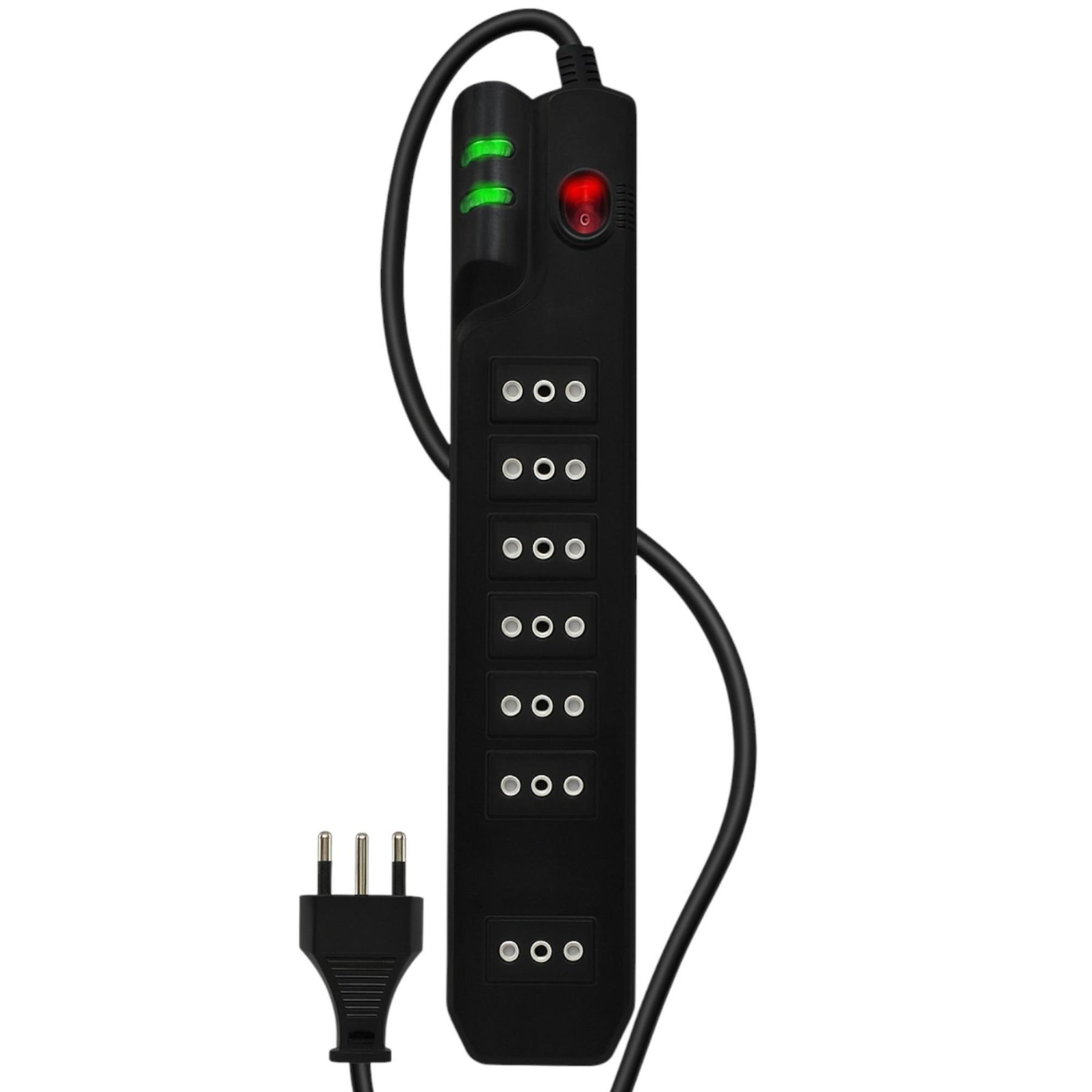 Alargador 2.1MTS 7 Salidas con Proteciónde Voltaje 2500W SEC