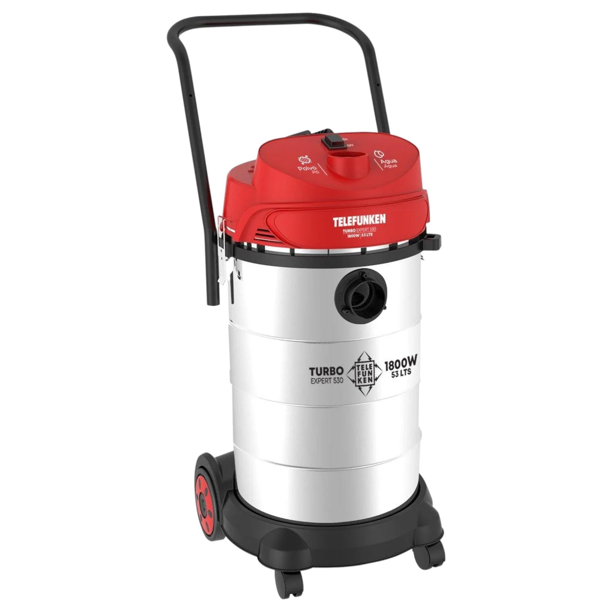 Aspiradora Profesional WET / DRY Turbo Expert 530 1800W 53LT Inox