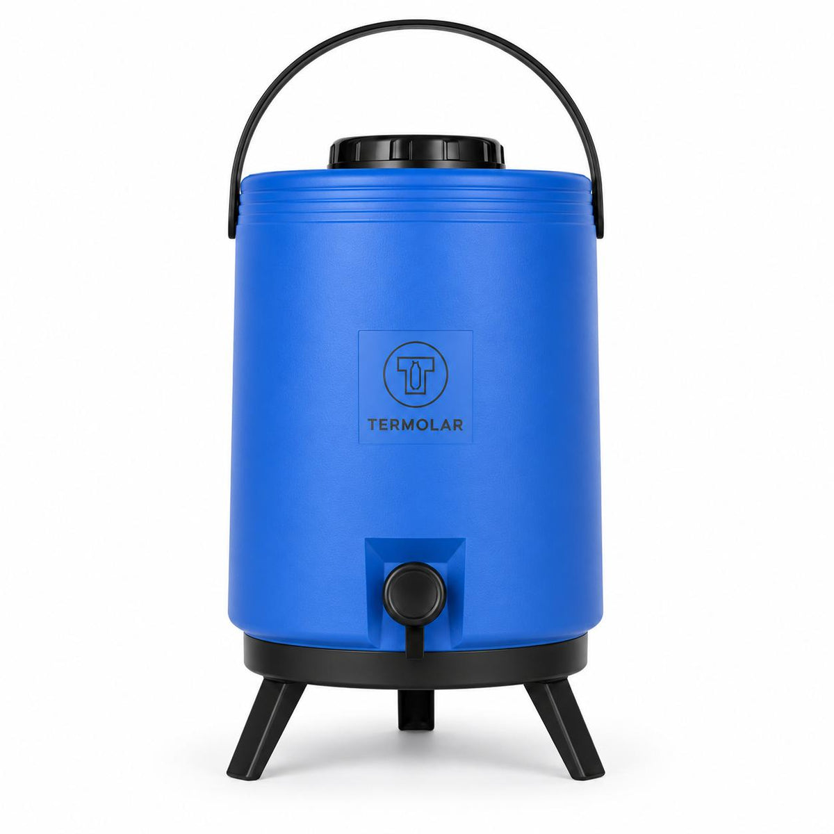 Maxi Termo Termolar 12 Litros Azul con Llave y Asa