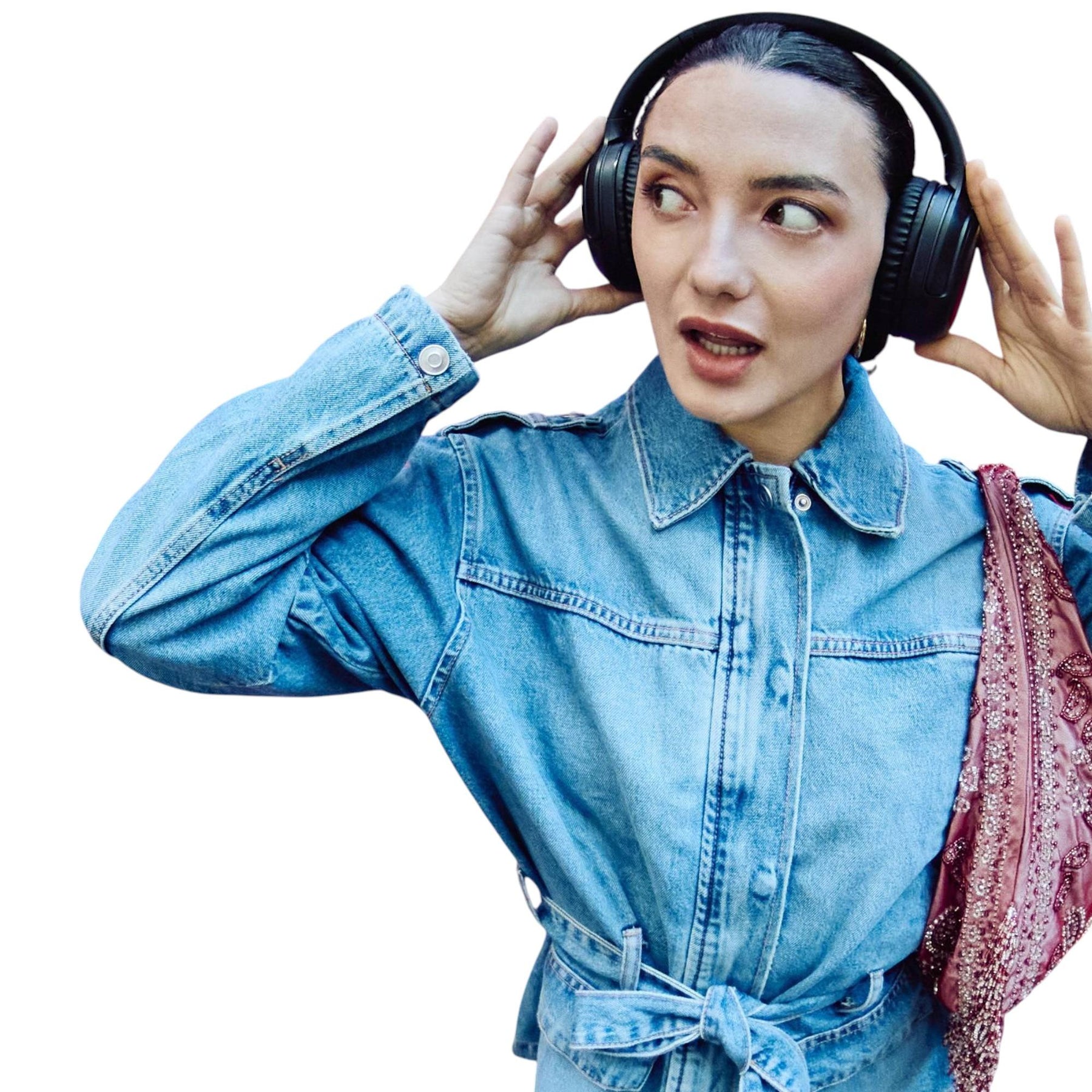 Audífonos Bluetooth Energy Sistem Rizz Fold Black Deep Bass 50Hrs