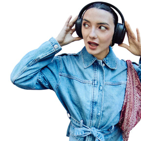 Audífonos Bluetooth Energy Sistem Rizz Fold Black Deep Bass 50Hrs