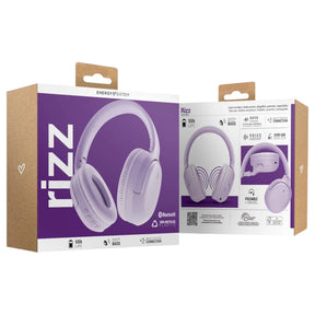 Audífonos Bluetooth Energy Sistem Rizz Fold Violet Deep Bass 50 Hrs