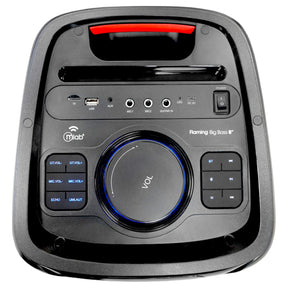 Parlante Karaoke Flaming BIG BASS Dual 8" MicWireless 60WRMS 09566