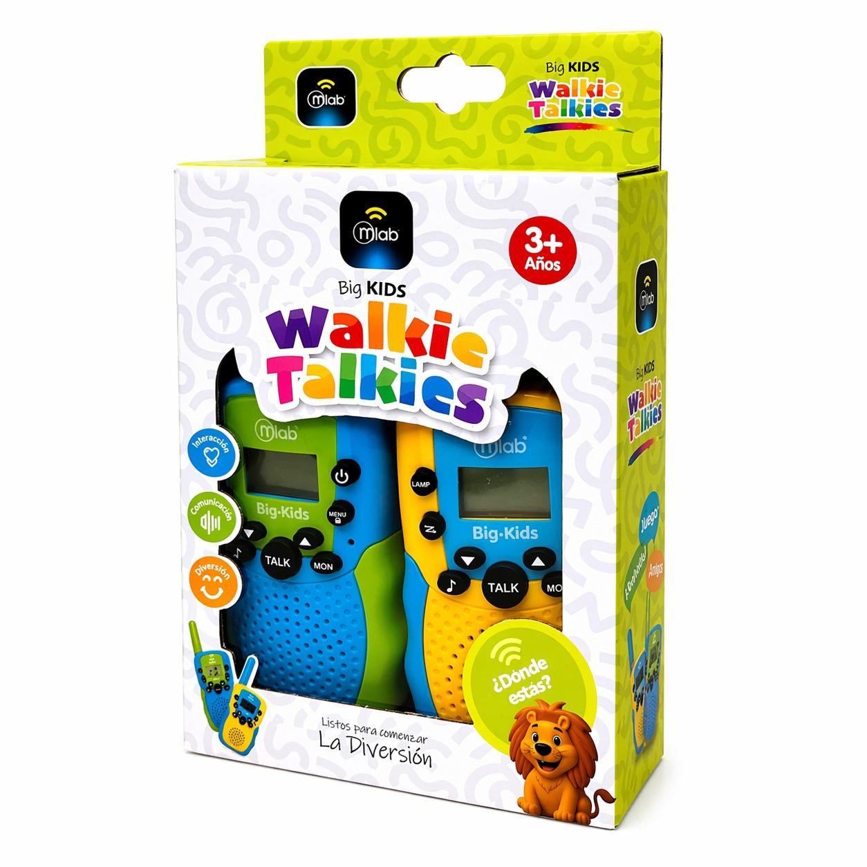 Kit de Radios Walkie Talkies para Niños BIG KIDS 22 Canales