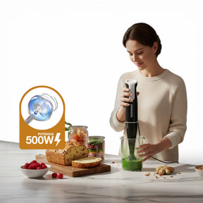 Batidora de Inmersión Telefunken Minipimer 500W + Vaso 700ML