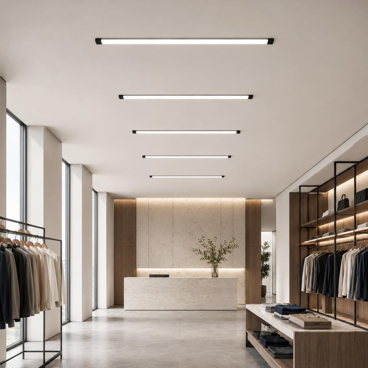 Panel LED Lineal Ultra Delgado 120 cm 72W  Alta Eficiencia