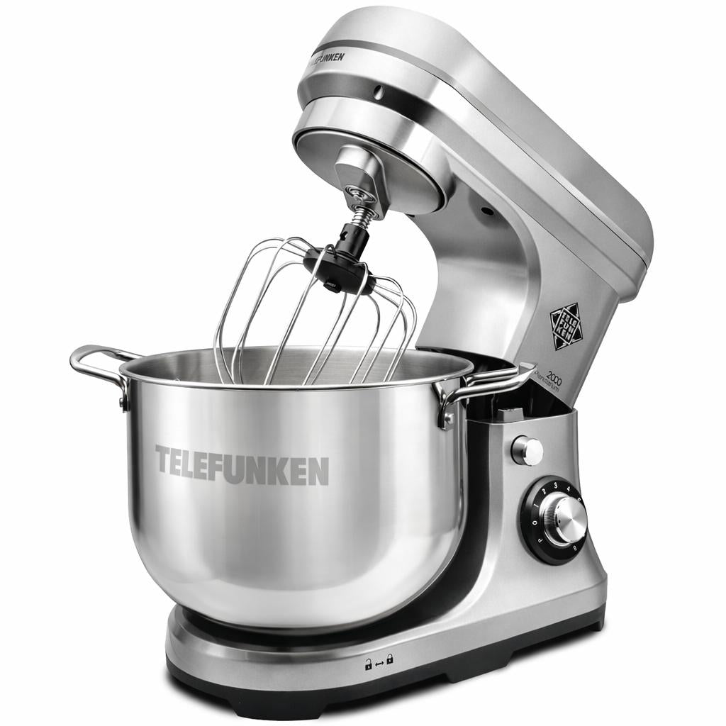 Batidora de Mesa Planetaria Telefunken 2000W 10L Vintage