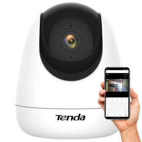 Cámara de Seguridad Rotatoria 360° Tenda CP3 FHD Powered AI