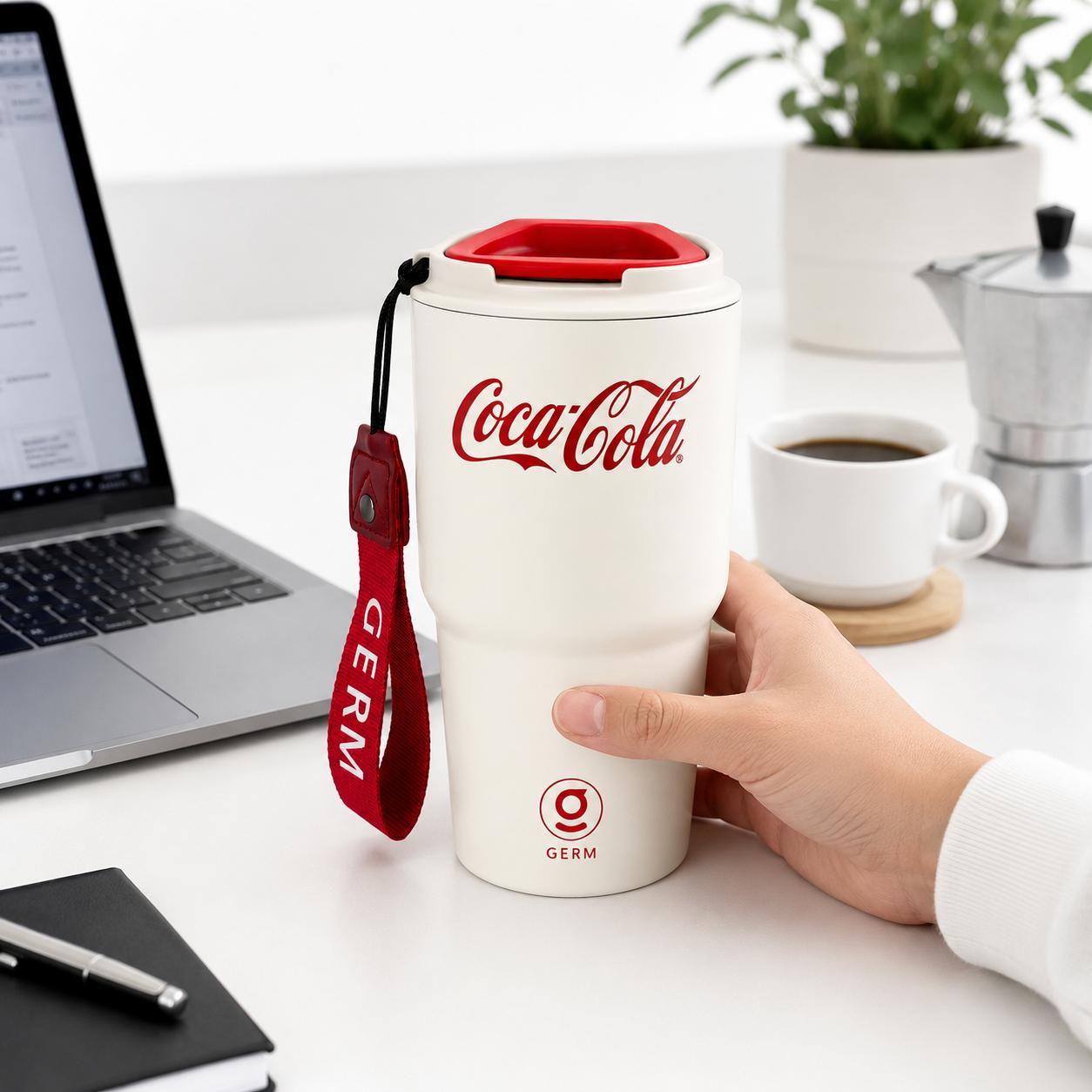 Vaso Térmico MUG Germ Coca-Cola 590ML White Edition