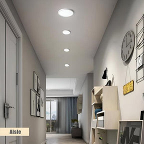 Plafón LED Sobrepuesto 30W/30CM/2400LM/6500°K Blanco Elegant