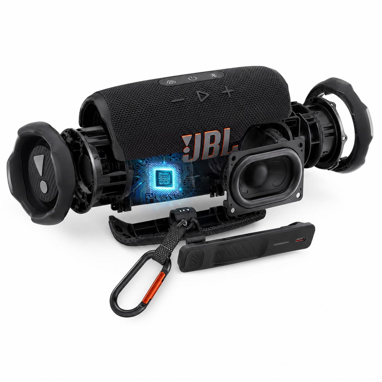 Parlante Blueooth JBL Flip 7 BLK Waterproof 35W Sound Boost