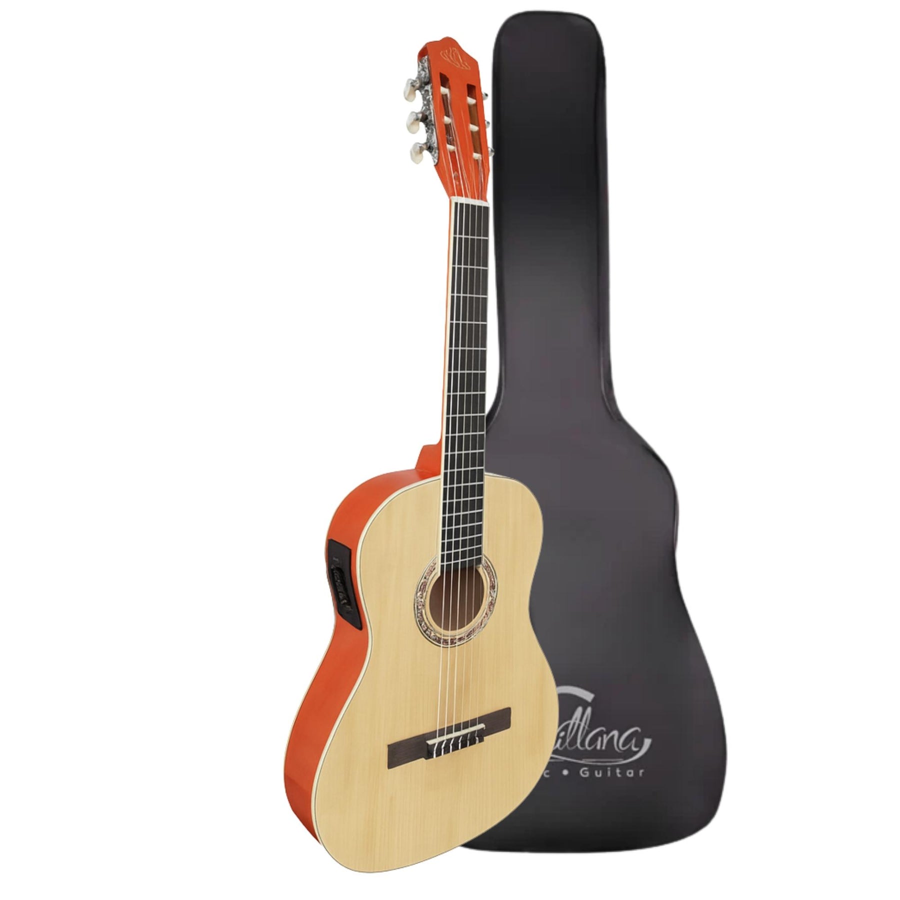 Guitarra Electroacústica 39" Natural Sevillana Ultra Delgada