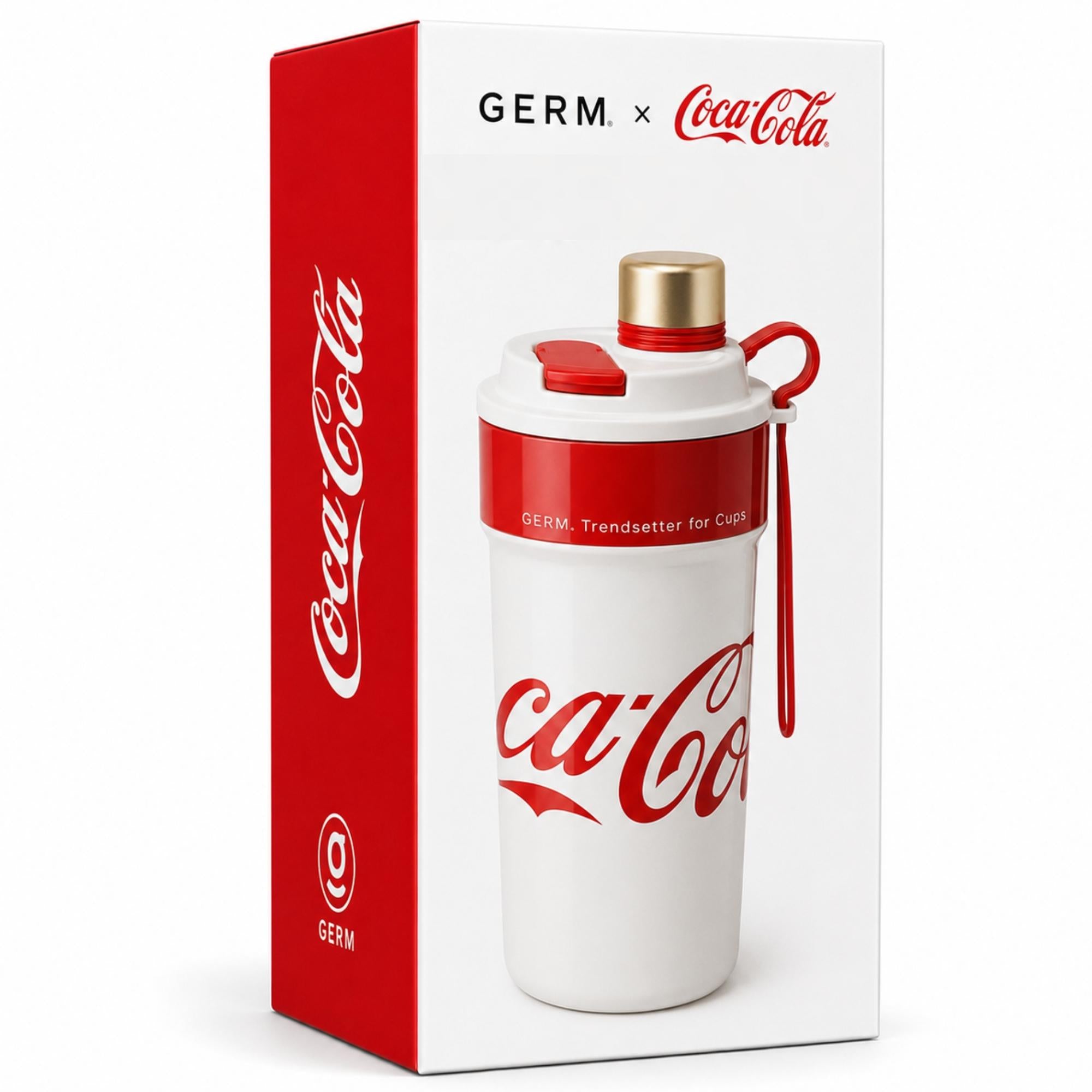 Vaso Térmico MUG Germ Coca-Cola Acero Inoxidable 650ML White