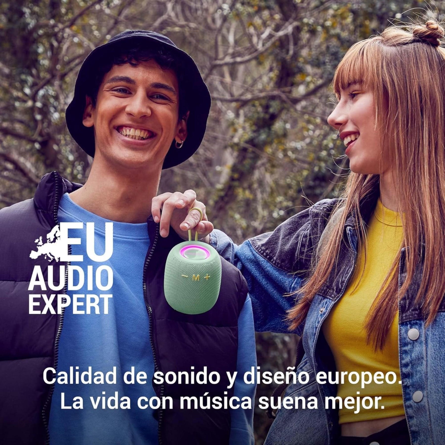 Parlante Bluetooth Energy Sistem Bloom Mint IPX6/ 10W/ 18Hrs