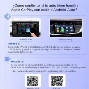 Conversor Inalámbrico para transmitir CARPLAY & ANDROID Auto Wireless