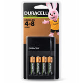 Cargador de Pilas Duracell + 4 Baterías A A Recargables