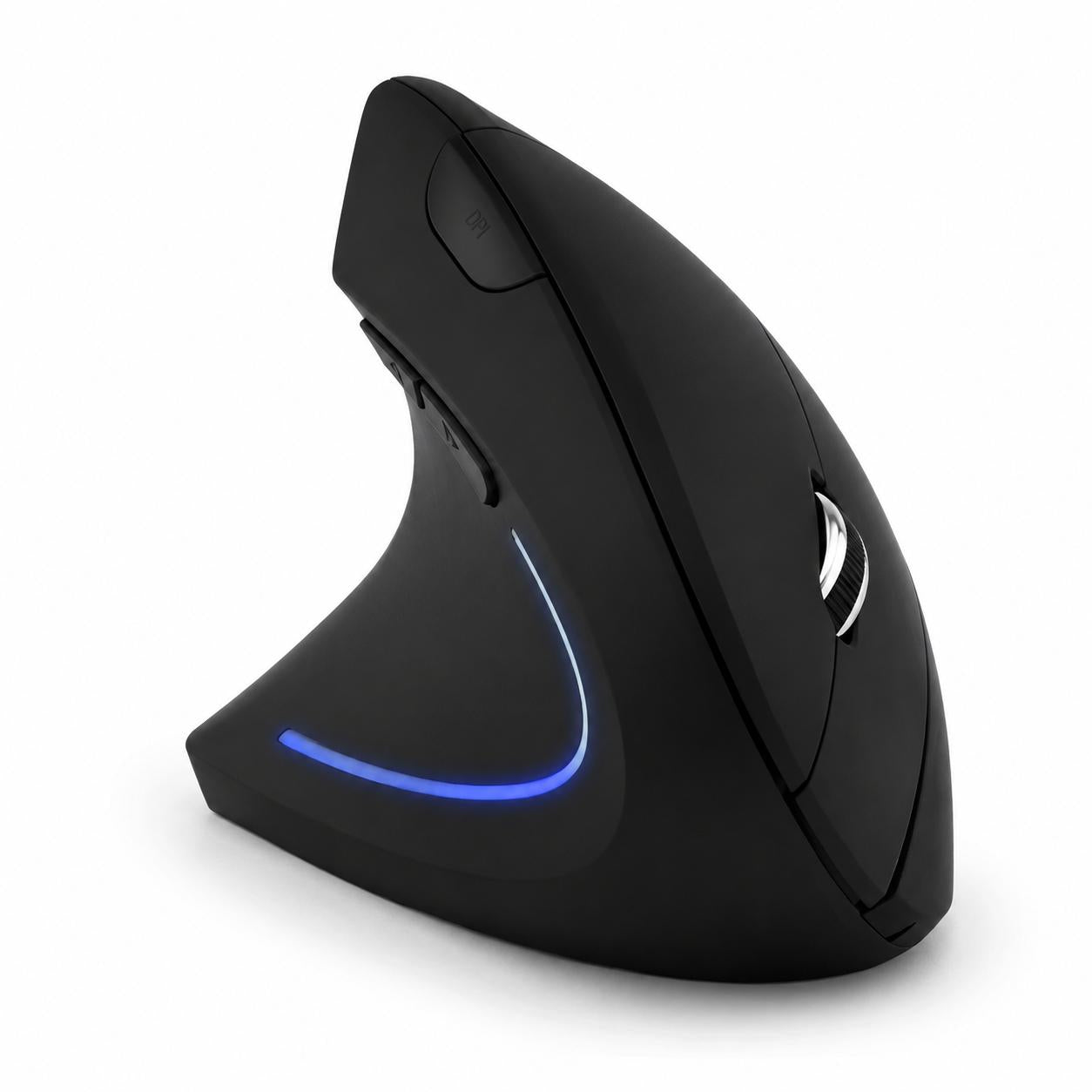 Mouse Ergonómico Vertical Inalámbrico para Zurdos Iluminado