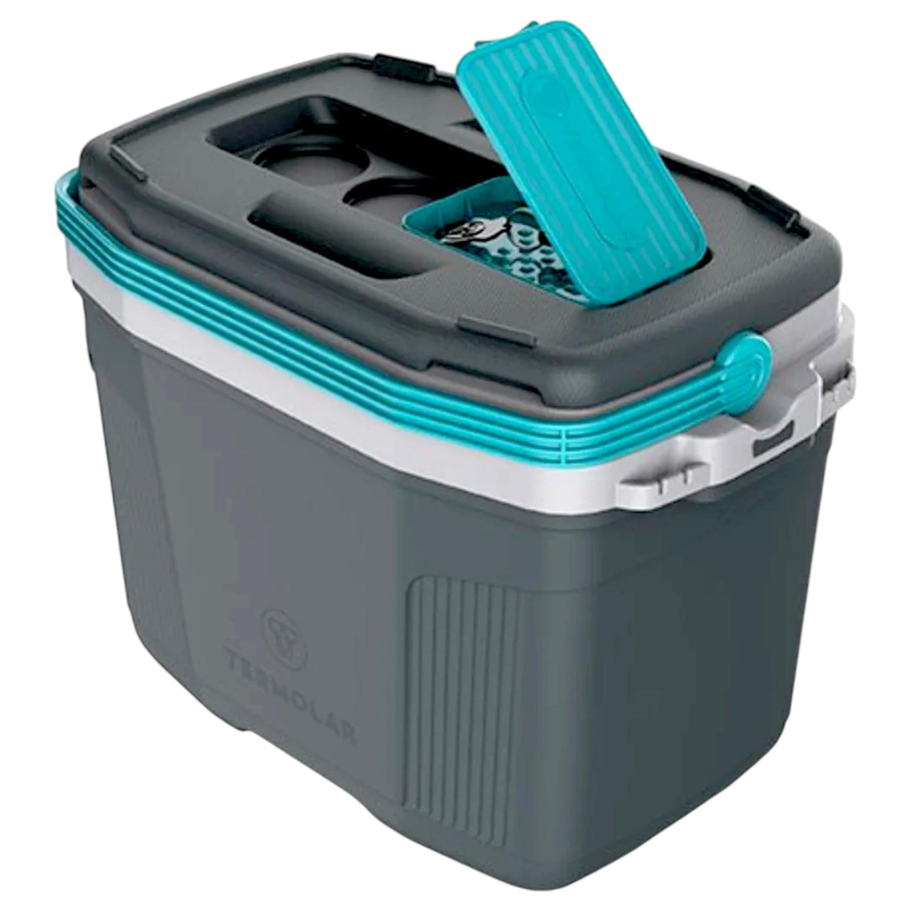 Kit de 3 Neveras AirFlow 12H Frio/ 24 Caliente  32L- 20L- 8L Termolar Gris