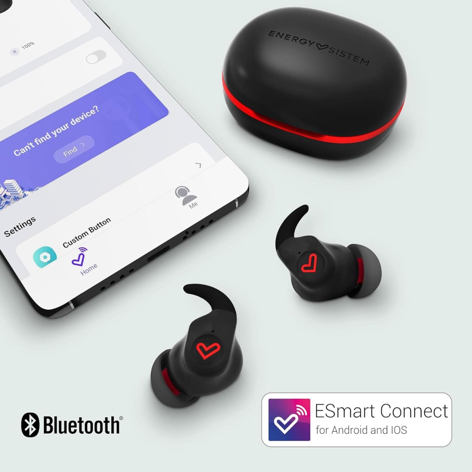 Audífonos Energy Sistem FreeStyle Sport Black Space 20h Life