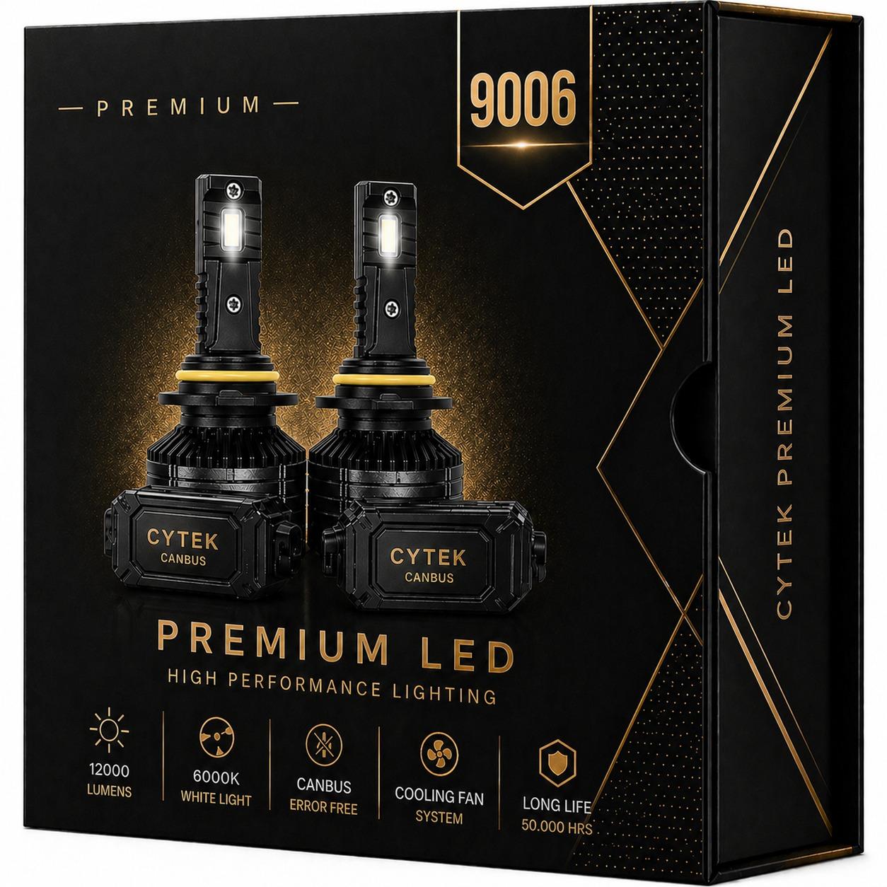 Kit de Luces Turbo LED 9006 Canbus 65W Premium Ligth 12000Lm