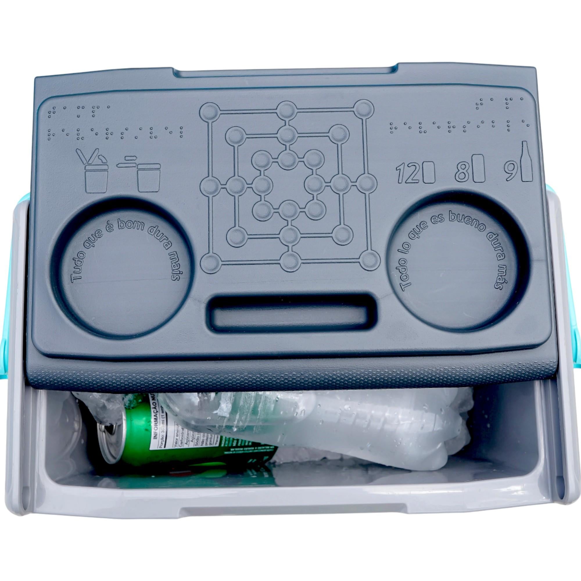 Kit de 3 Neveras AirFlow 12H Frio/ 24 Caliente  32L- 20L- 8L Termolar Gris