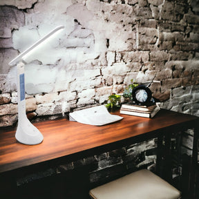Lampara de Escritorio LED Recargable Touch con Reloj DL368