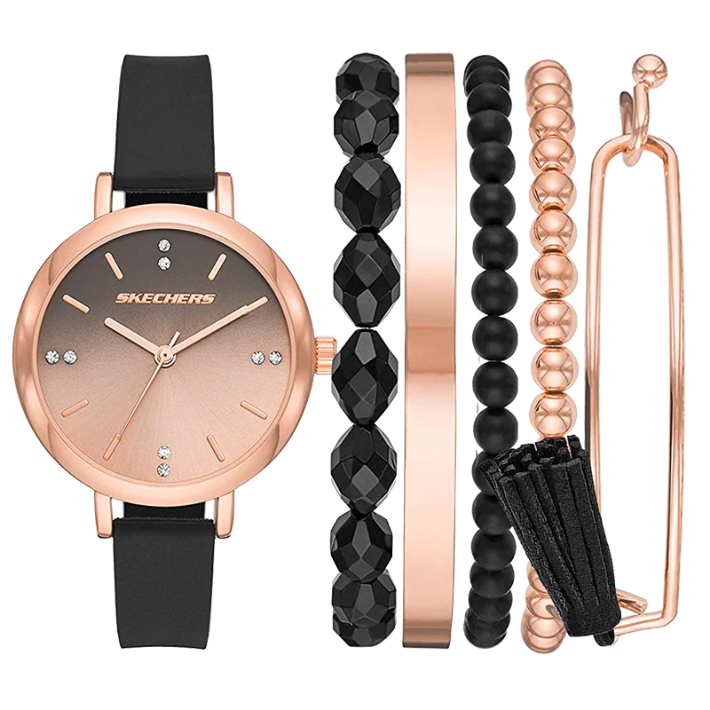 Reloj Skechers Mujer Gold con Accesorios SR9033