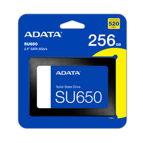Disco Solido SSD ADATA 256GB 2.5” SU650 GT-R 3D NAND 520MB/s