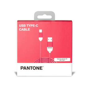 Cable De Datos Type-C Reforzado 1M Pantone Android Auto Pink