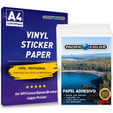 Papel Fotográfico Autoadhesivo 120g Premium A4 Pack 100 Hoja