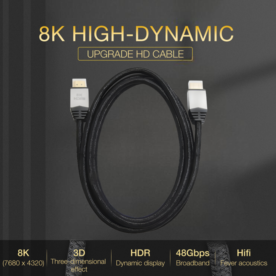 Cable HDMI Profesional V 2.1 para 8K / 48 Gbps / 2 Metros