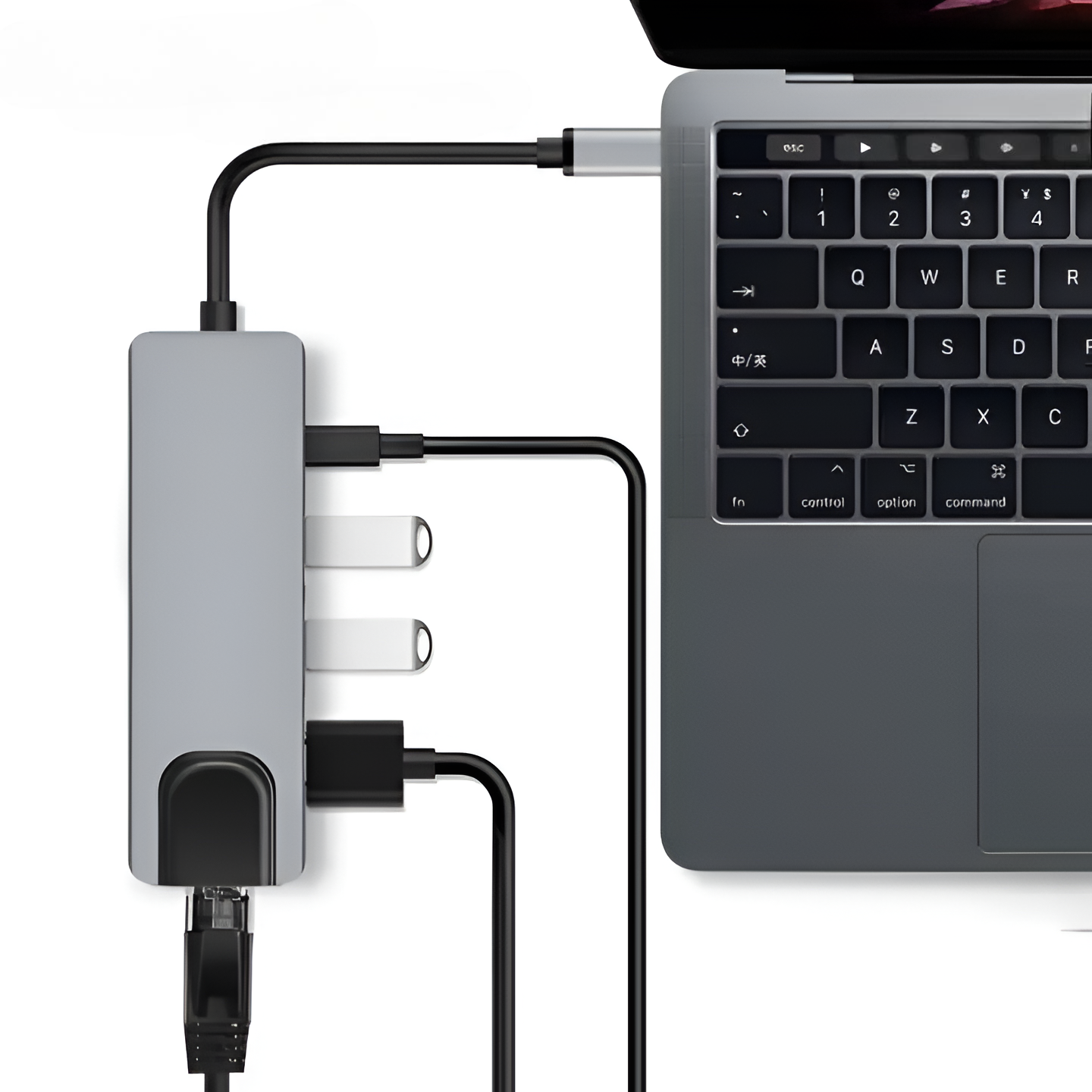 Docking Station Type-C 100W + HDMI 4K+ Ethernet+ Hub USB 3.0