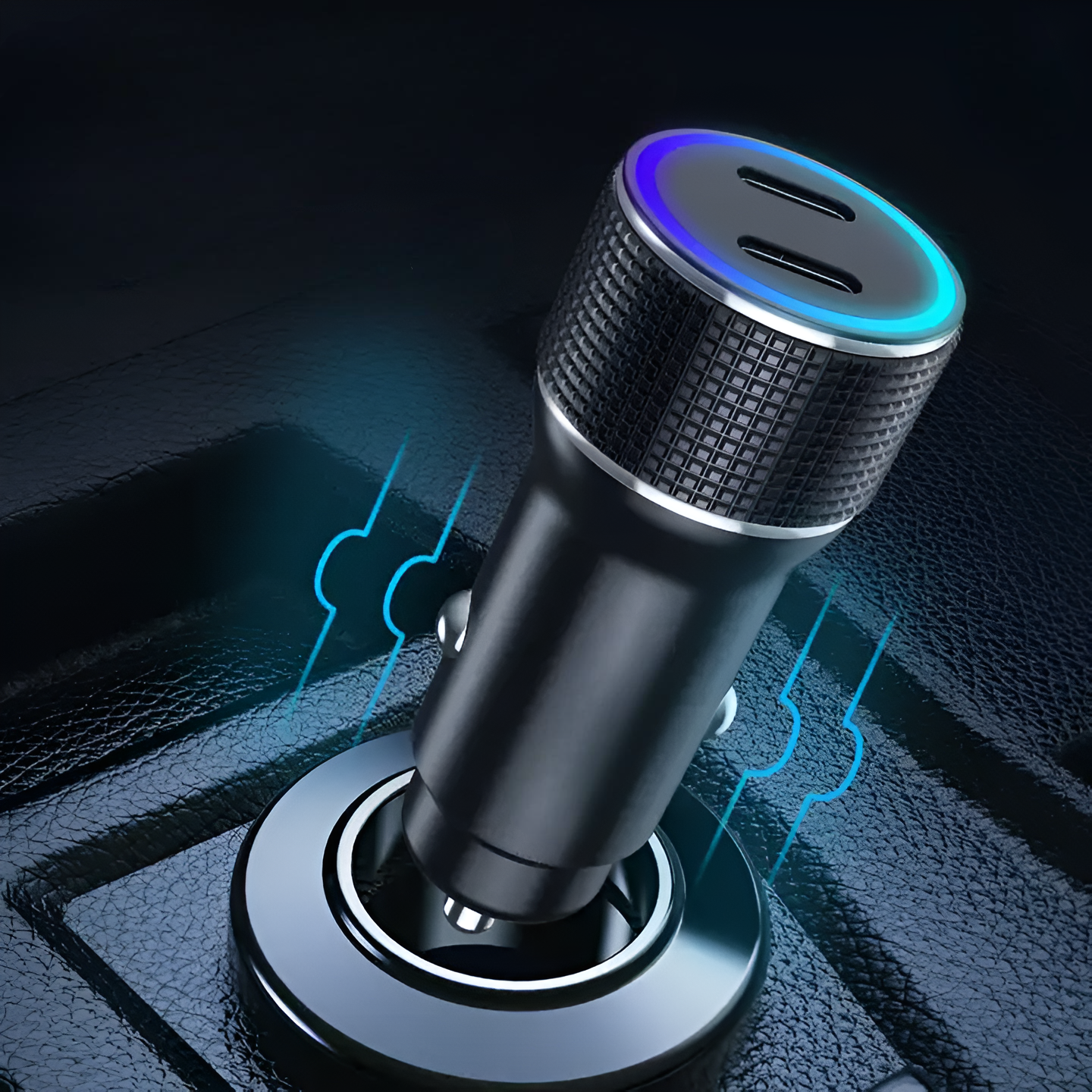 Cargador USB-C para Auto Dual Port Power Delivery 40W TM-200542