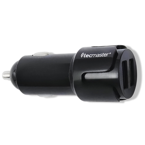 Cargador 12V/24V para Auto Dual USB 2.4A Tecmaster TM-200507