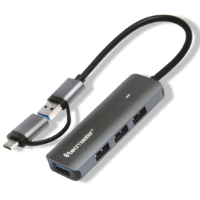 Hub USB 3.0 + Adaptador Type-C 5 Gbps Tecmaster TM-100543