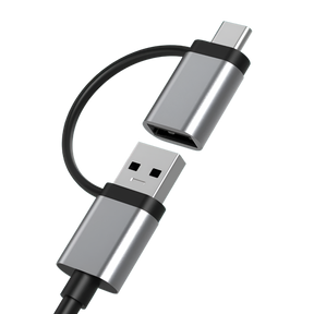 Hub USB 3.0 + Adaptador Type-C 5 Gbps Tecmaster TM-100543