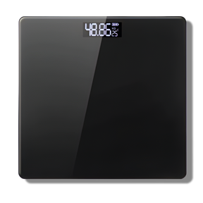 Bascula Digital de Vidrio Templado 180KG Max Black WS39BK