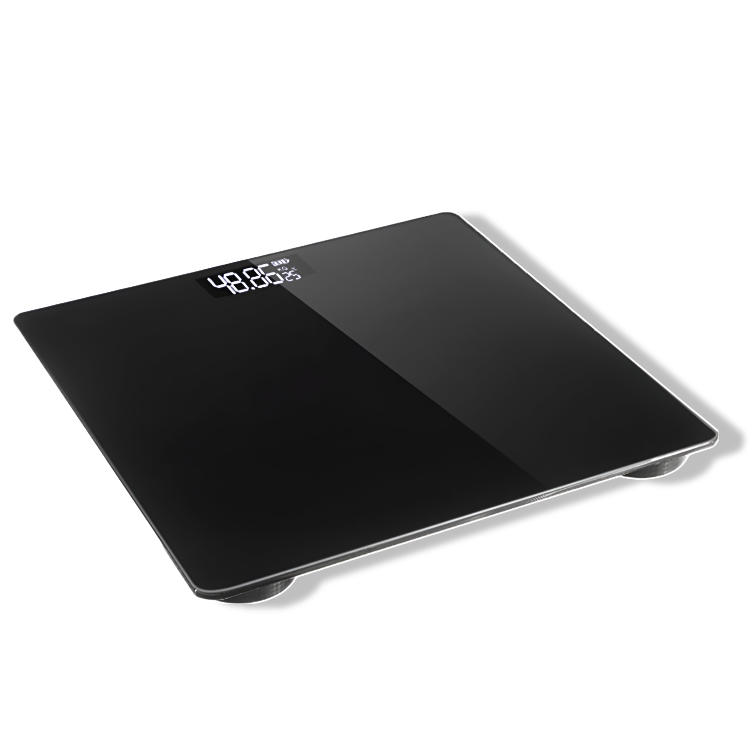 Bascula Digital de Vidrio Templado 180KG Max Black WS39BK