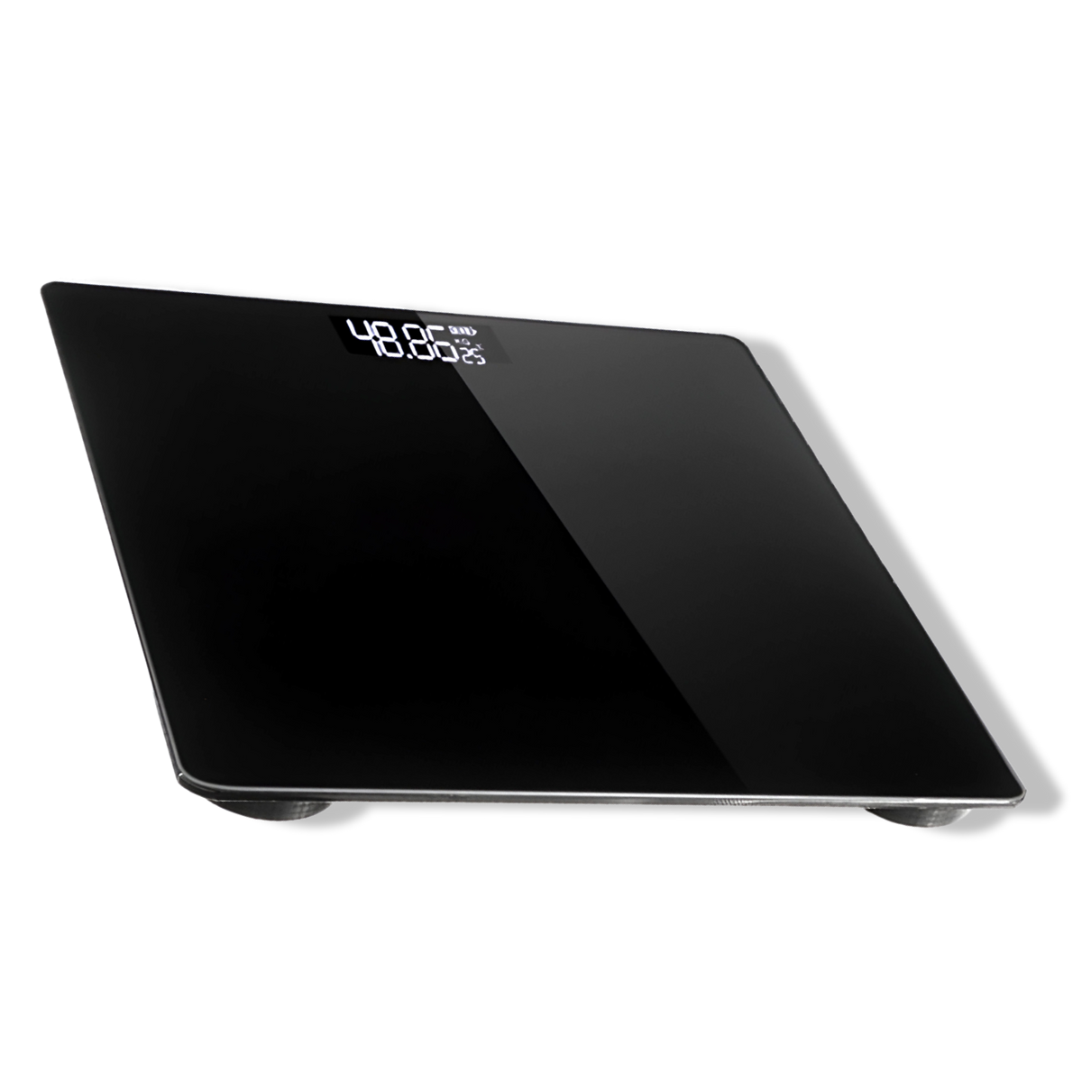 Bascula Digital de Vidrio Templado 180KG Max Black WS39BK