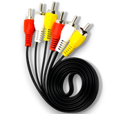 Cable De Audio y Video (3x3) RCA/RCA 1.8MT Ulink Deluxe Line