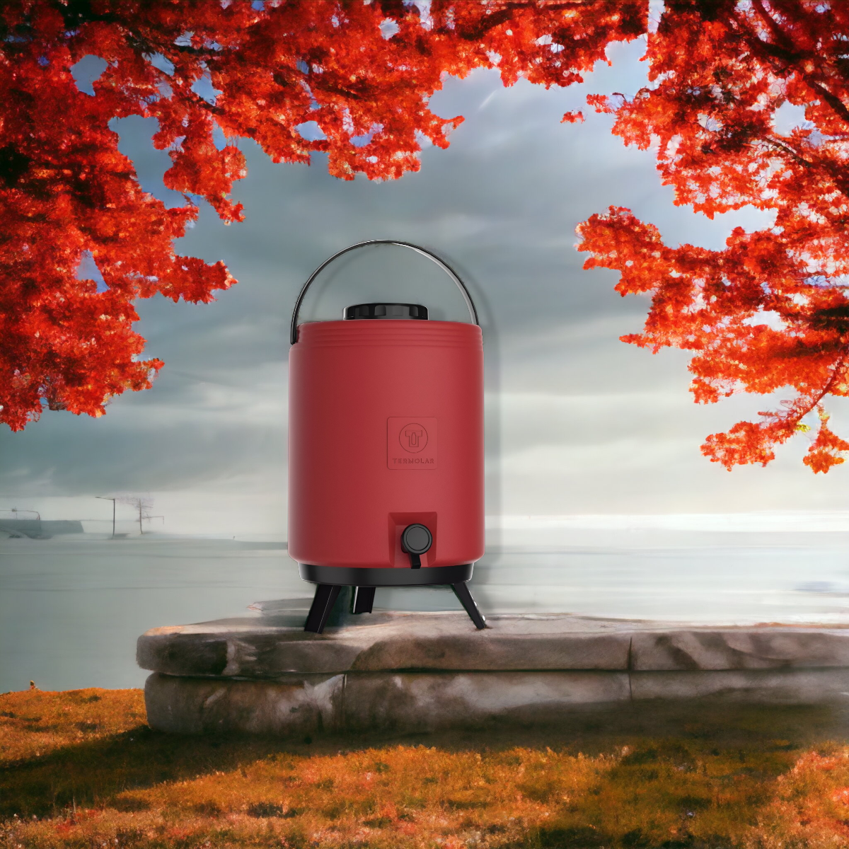 Maxi Termo de 15 Litros Termolar de Alta Eficiencia - Rojo