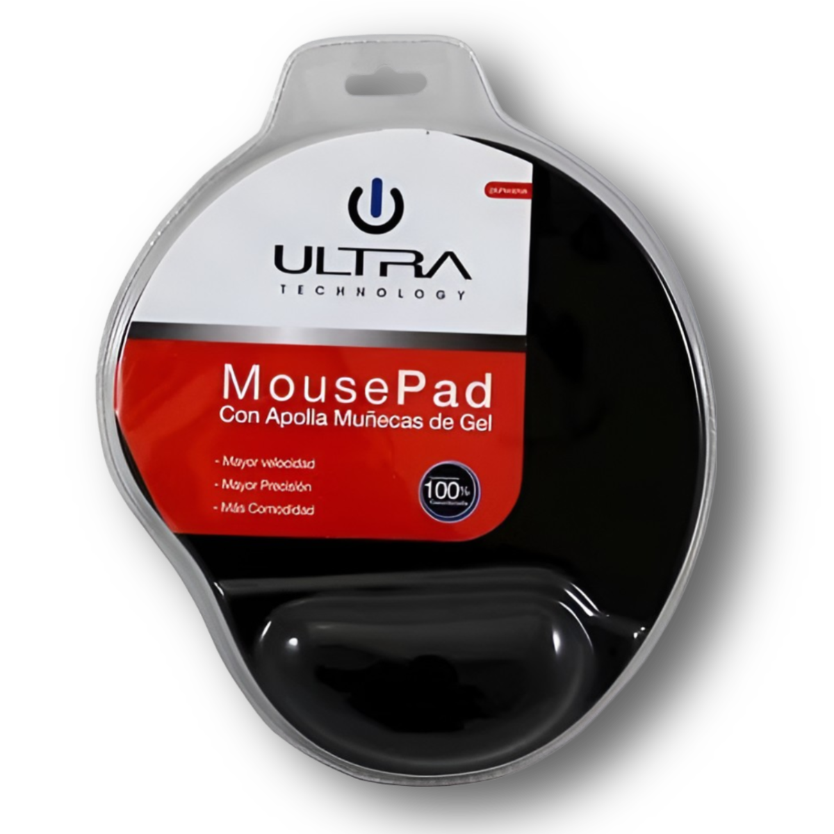 Mouse Pad Ergonomico Con Apoya Muñecas Gel Ultra 00100