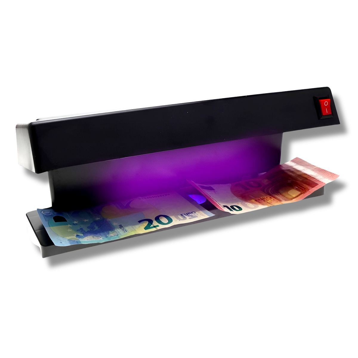 Detector De Billetes Falsos Deluxe Doble Luz Ultra Violeta