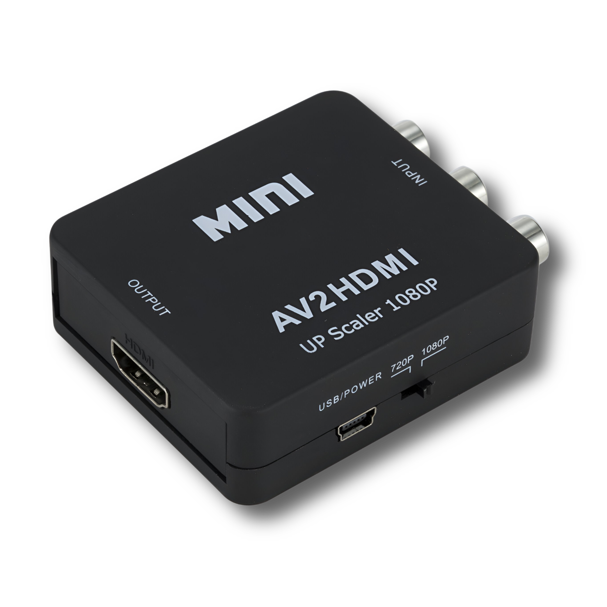 Conversor de Entrada RCA a Salida HDMI Full HD 1080p