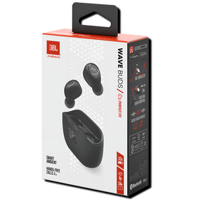 Audífonos JBL Bluetooth TWS Wave Buds Autonomía de 32H Black