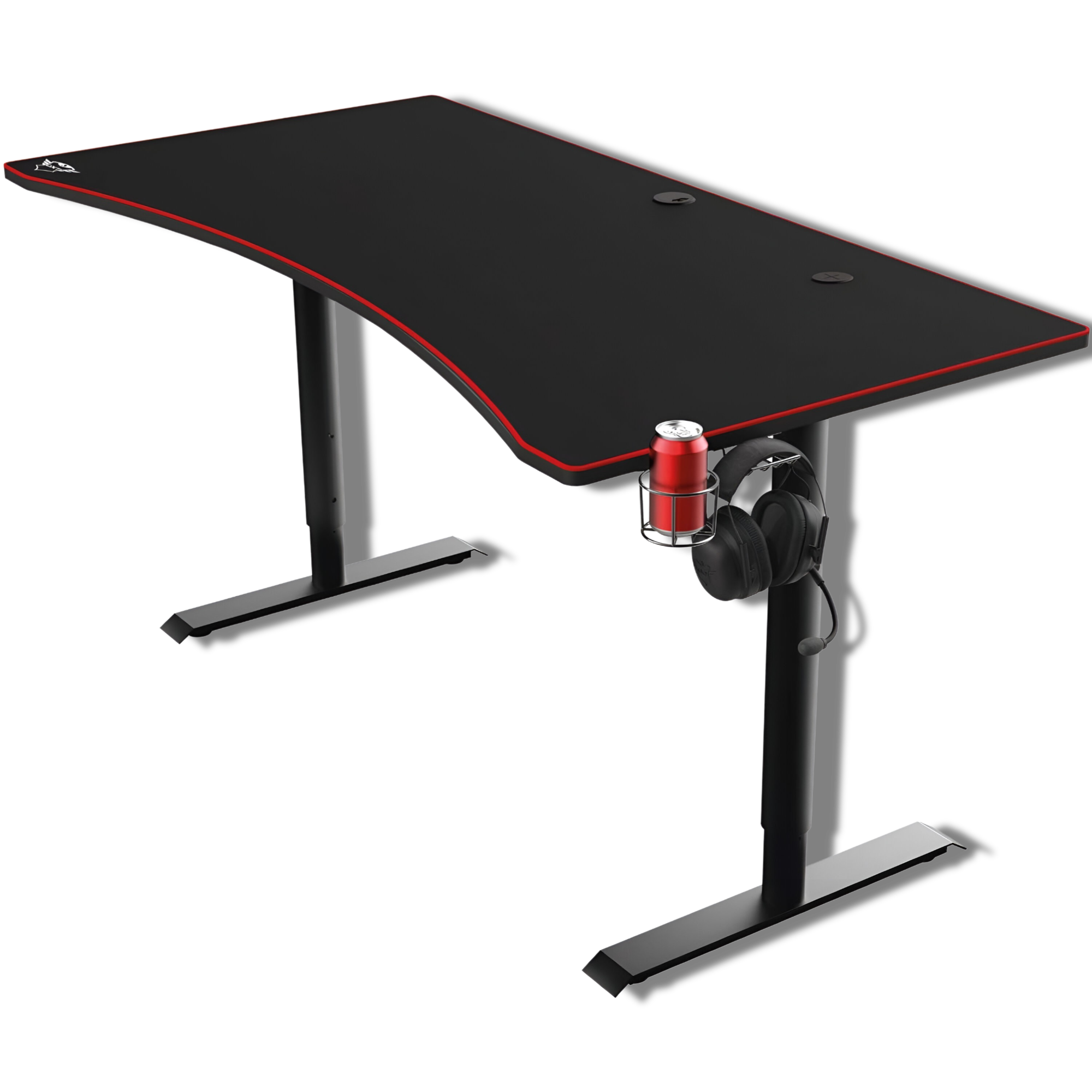Escritorio Gamer Trust Magnicus GXT 1190 XXL + Wireless Qi