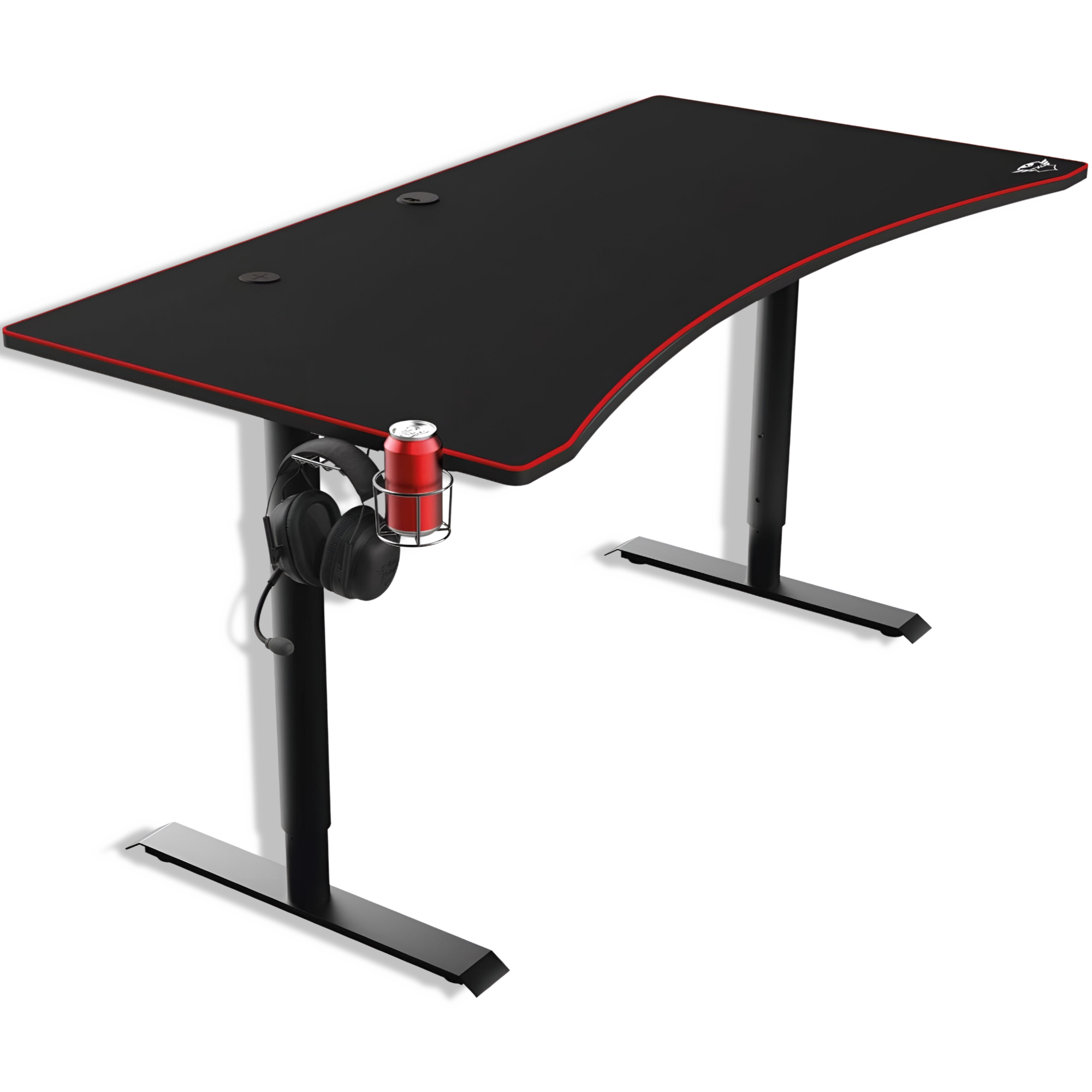 Escritorio Gamer Trust Magnicus GXT 1190 XXL + Wireless Qi